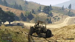 ChopperTail-GTAOe-SS8.png (3.02 MB) The helicopter lands on Trevor's meth lab surrounded by police officers.
