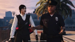 He asks for assistance to take down a drug cartel operation in Paleto Bay, which deals in similar businesses as the player