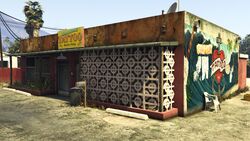 Alamo Tattoo Studio on Armadillo Avenue, Sandy Shores.