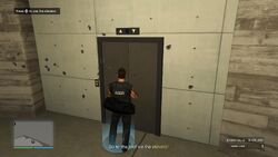 Go to the roof via the elevator.