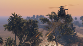 Buzzard Attack Chopper enemy air support.