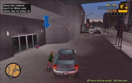 Claude making his way to the hospital.