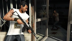 Ortega-GTAVe-Revenge.png (1.88 MB) Ortega attacking Trevor with an Assault Rifle.