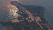 Juan Strickler's private airstrip in Cayo Perico, Colombia, in Grand Theft Auto Online.