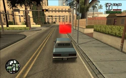 The quartet arriving at the designated spot.