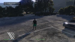 Collect the night vision gear from the back of the Rumpo.