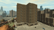The safehouse in Grand Theft Auto IV.