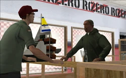 Zero tells Carl that Berkley is back in town.
