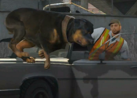 Chop as seen in the second GTA V trailer.