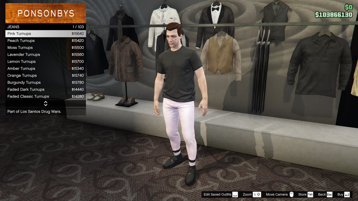 GTA pants, a classy choice