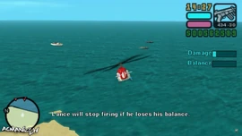 LostAndFound-GTAVCS-SS18.png (1.62 MB) Lance will stop firing if he loses his balance.