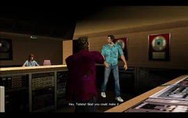 Kent notices Tommy and greets him.
