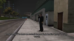 Vincenzo claims he's sorry about how he treated him in the previous drug vehicle job.