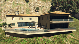 Rear of the house.