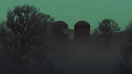 The ranch visible during the Ludendorff Cemetery Survival.