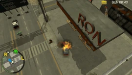 Wasted in Grand Theft Auto: Chinatown Wars (PSP version).