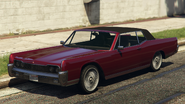 A soft-top Chino in Grand Theft Auto V. (Rear quarter view)