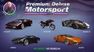 Premium Deluxe Motorsport stock.