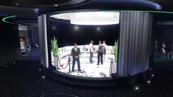 One of the two VIP lounges, which can only be accessed by penthouse owners.