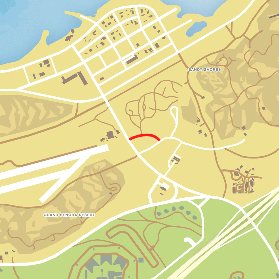 Гта 5 карта сэнди шорс