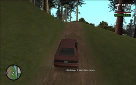 MadeInHeaven-GTASA-SS20.png (1.86 MB) Carl and Catalina begin heading for one of the four possible destinations, a petrol station in Dillimore, a liquor store in Blueberry, a betting shop in Montgomery, or a bank in Palomino Creek. Catalina tells Carl to drive faster.