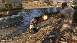 Mr.Philips-GTAV-Ortega'sDeath.png (3.47 MB) Trevor killing Ortega in the mission "Mr. Philips".