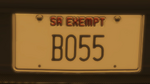 Custom Plate GTAO B055