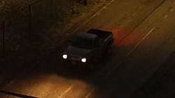 The pickup in a postcard video for  on the 