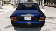 Rear view in GTA V.