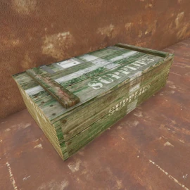 A crate with the flares that the player must destroy.