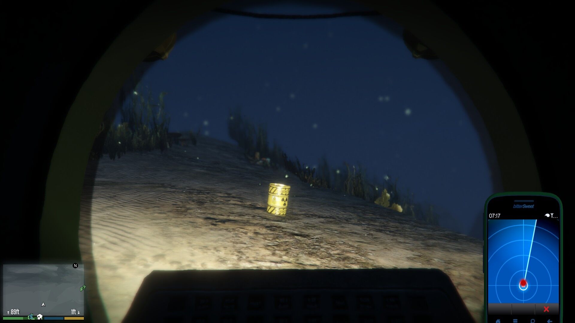 gta 5 submarine nuclear waste