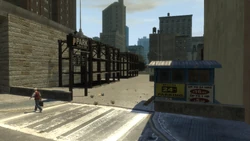 The Ivy South car park.