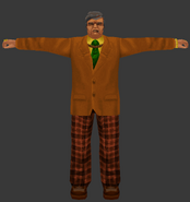 Roger C. Hole's alternate outfit found in the game files.