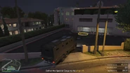 Deliver the Special Cargo to the drop-off.