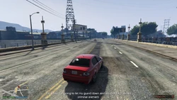 While driving to the destination, ULP praises the protagonist for their job well done, saying they could've been a great IAA agent