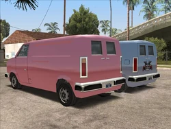 Comparasion between the Pony (left) and Berkley's RC Van (right).