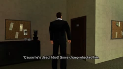 Because he was killed by one of the Sindaccos.