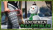 Snowmen collectibles.