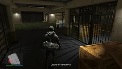 Locate the hard drives.