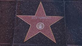 Jezz Torrent's star on the Vinewood Walk of Fame in Grand Theft Auto V.