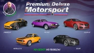 Premium Deluxe Motorsport stock.
