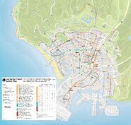 A conceptual, fan-made transit map featured on the Rockstar Games Social Club.