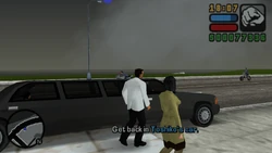 Get back in Toshiko's car.