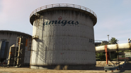 Amigas storage tank.