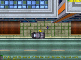 Deever tells the protagonist to collect the money from the dealer in Vice Shores.