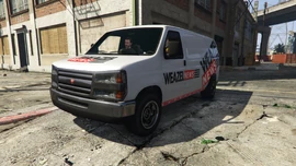 The reporter's van.