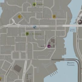 Location on the map (marked by a purple icon).