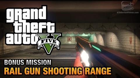GTA 5 - Rail Gun Bonus Challenge - Shooting Range Gold Medals -PS4 & Xbox One-