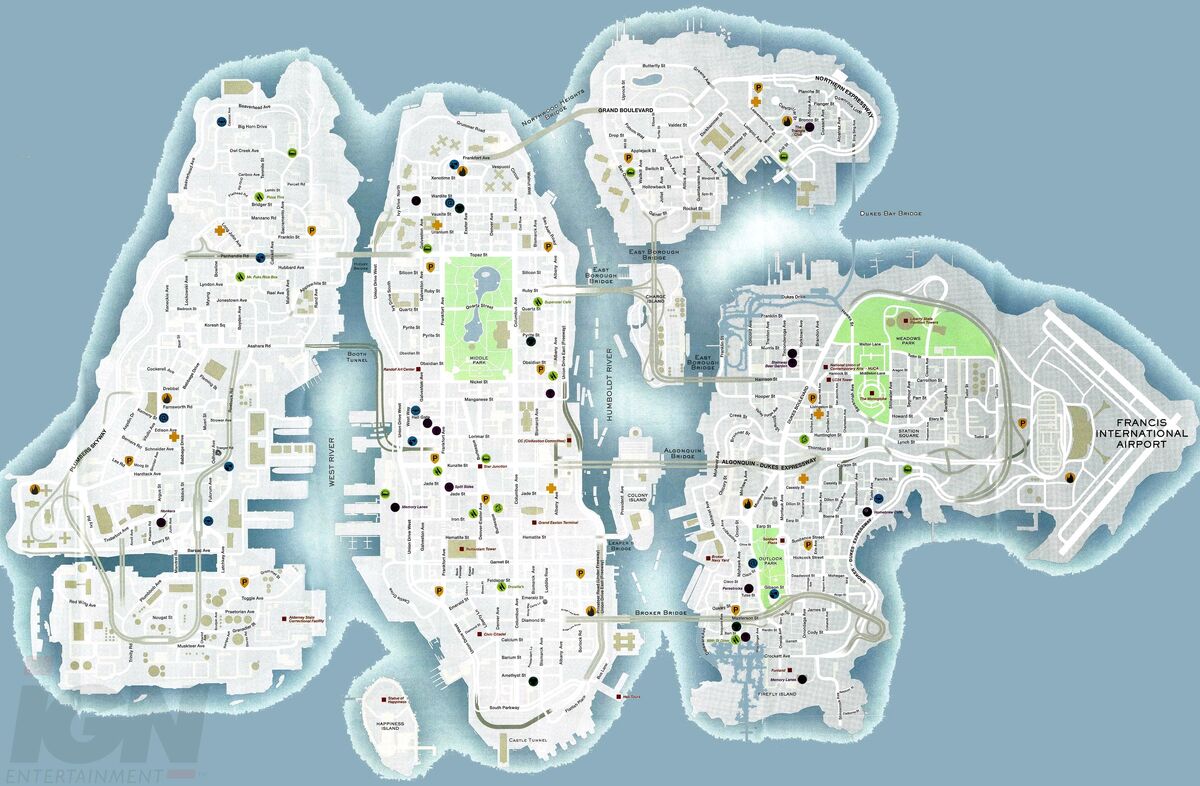 GTA III: Neighborhoods in Liberty City Quiz - By Linkins