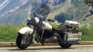 Police Bike (seen parked at Paleto Bay Sheriff's Office and at Sandy Shores Sheriff's Station)